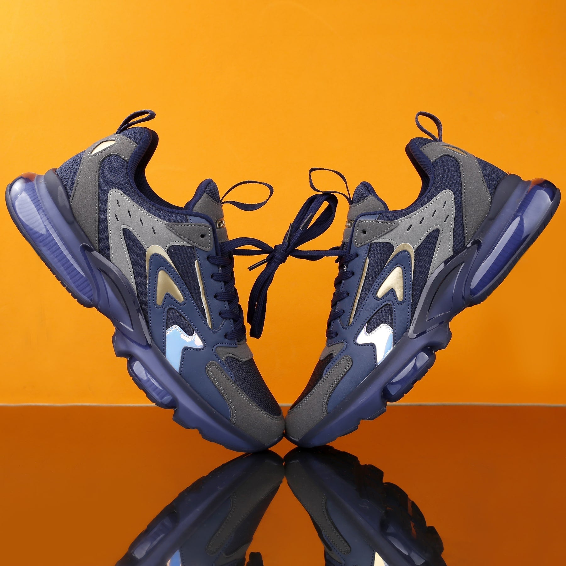 Bacca Bucci KRAKEN Men's Street-Style Air-Sole Solid Casual Shoe Sneakers