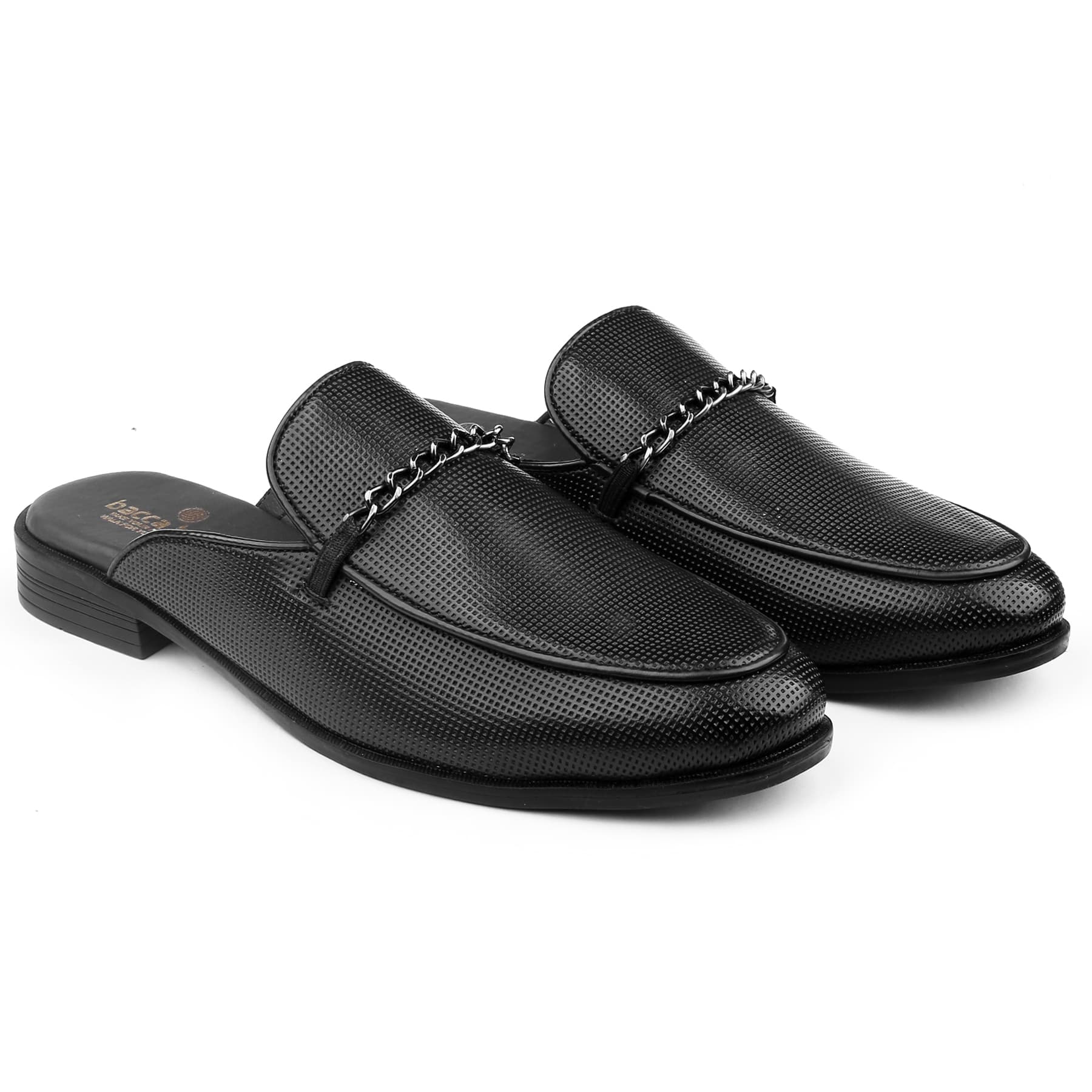 Bacca Bucci Men's MOROCCO Mules Clogs Open back Loafers with Comfortable Memory Insoles | Party Ethnic Wear Shoes