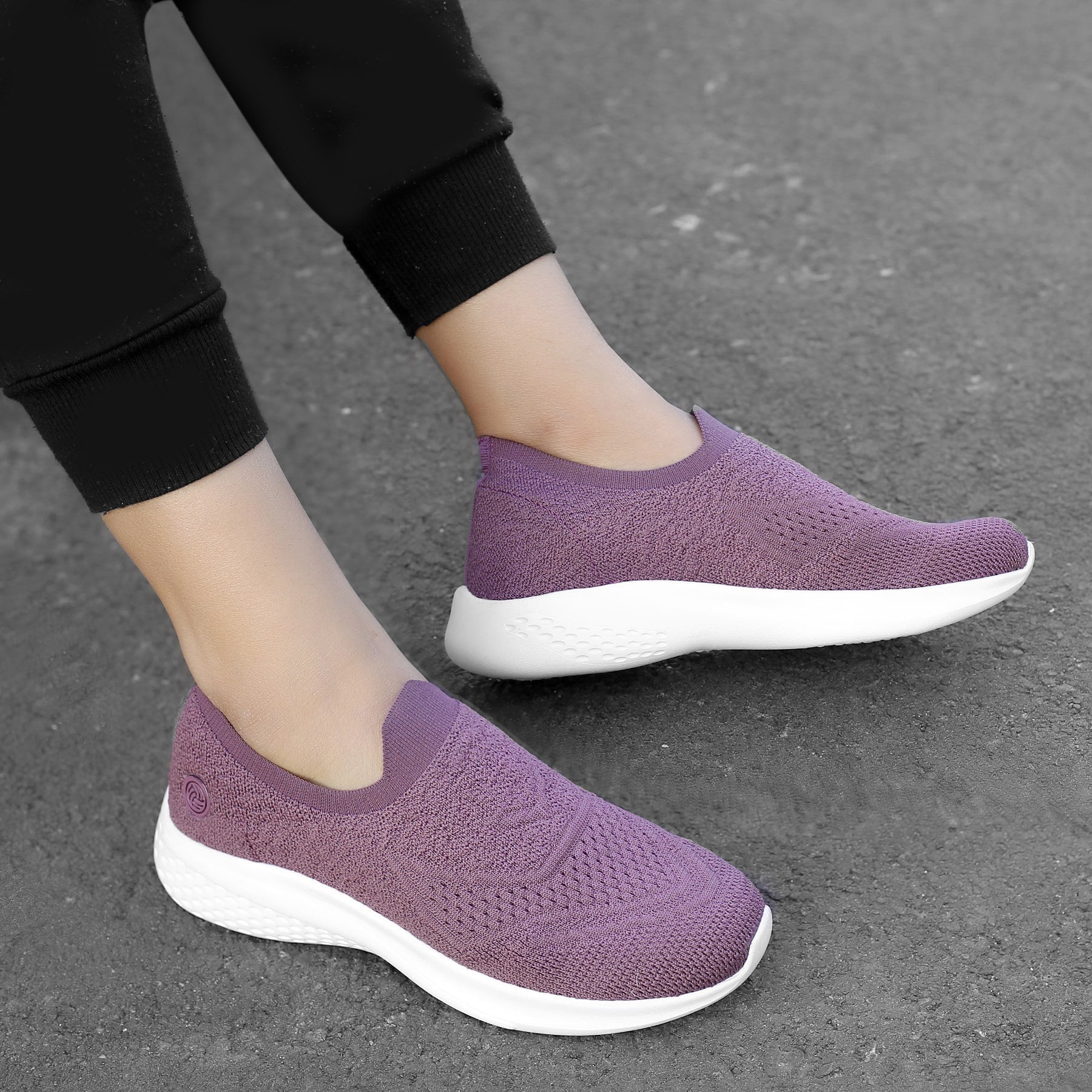 Bacca Bucci WALKER Women Slip-On Walking Mesh Sports Shoes Sneakers