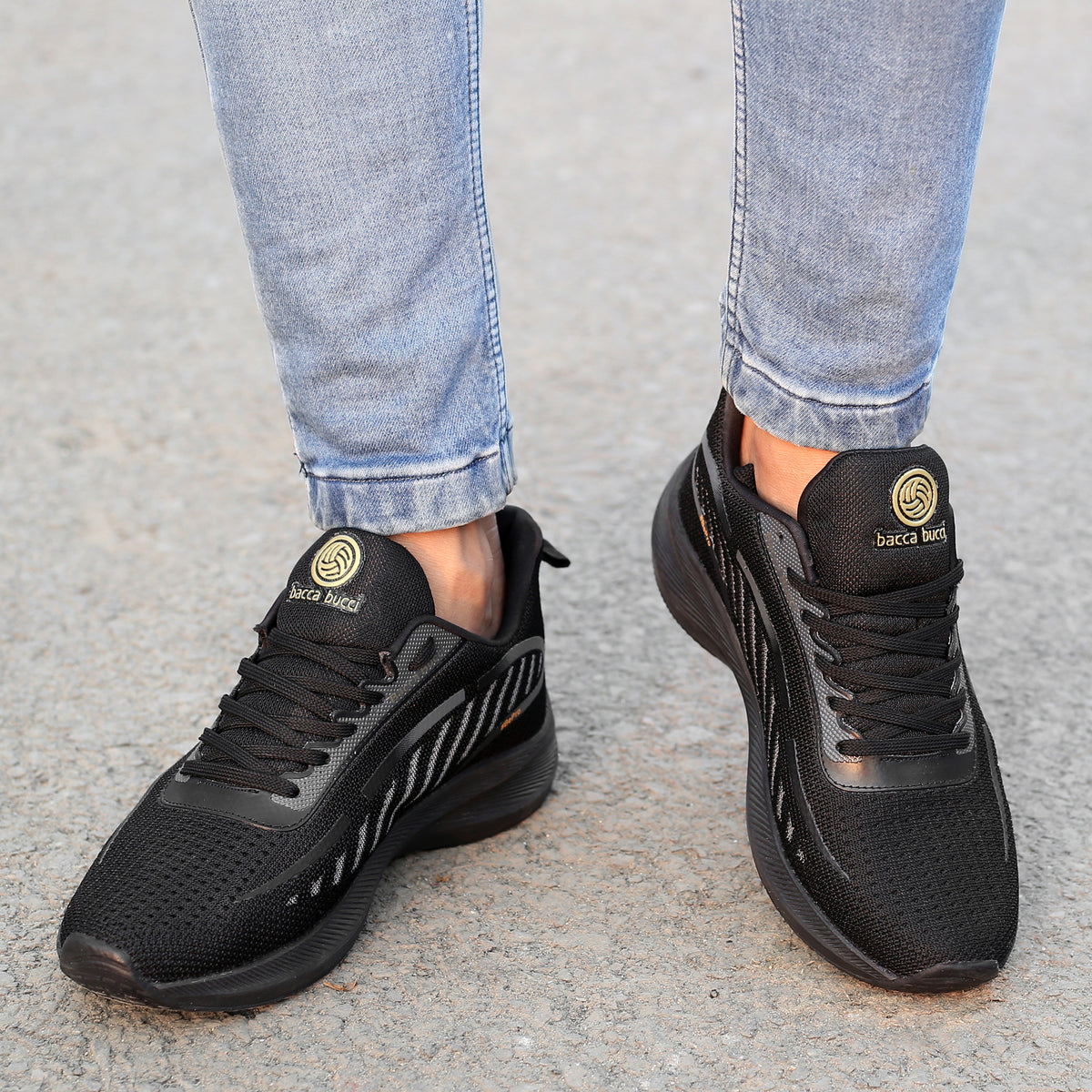Nike Air Force One Low Top Triple Black Sneakers AF1 Uptown Womens 7.5 38.5  New | eBay