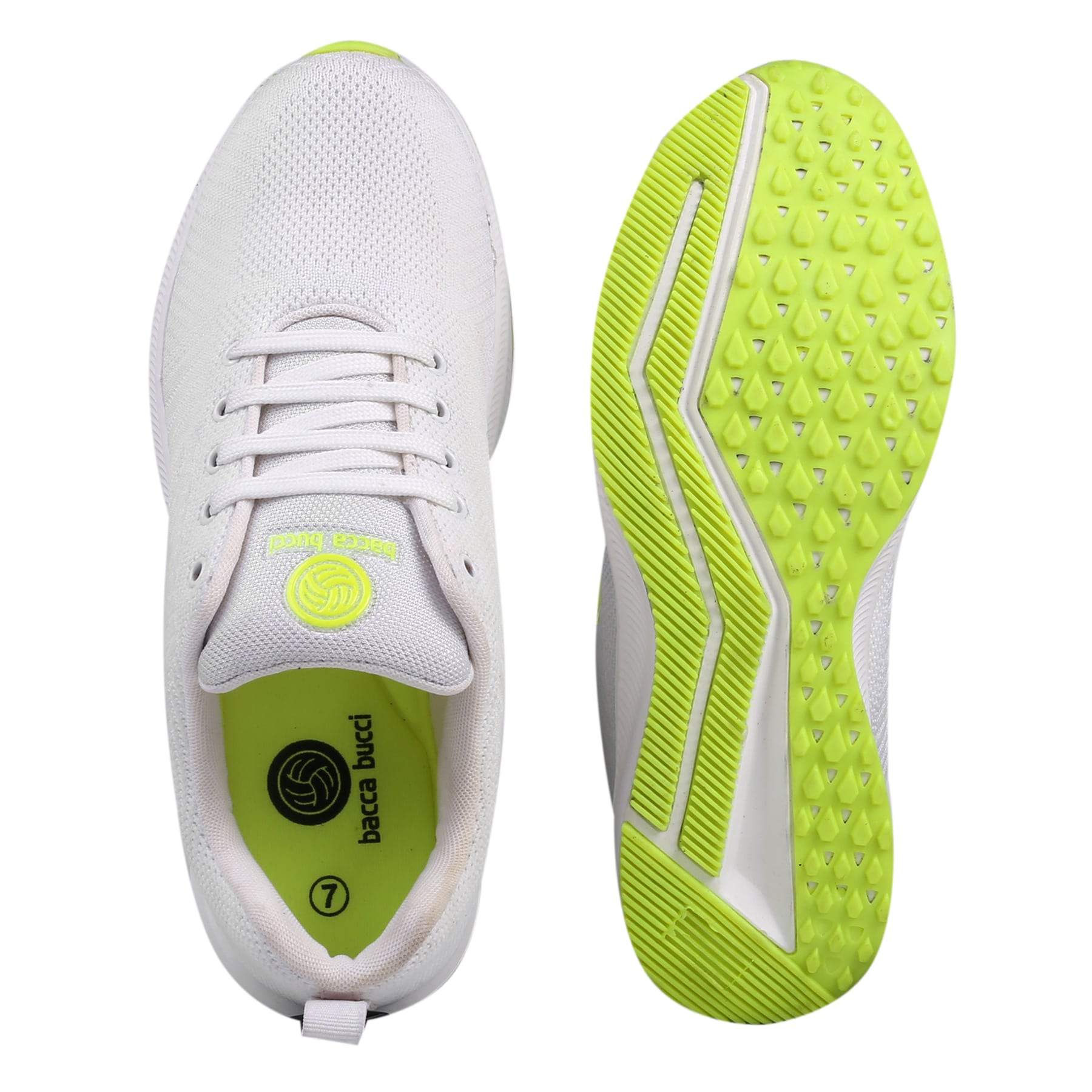 Bacca Bucci PROTON Plus Size Sports Shoes with Shock Absorption Lining & Whole-Woven Upper