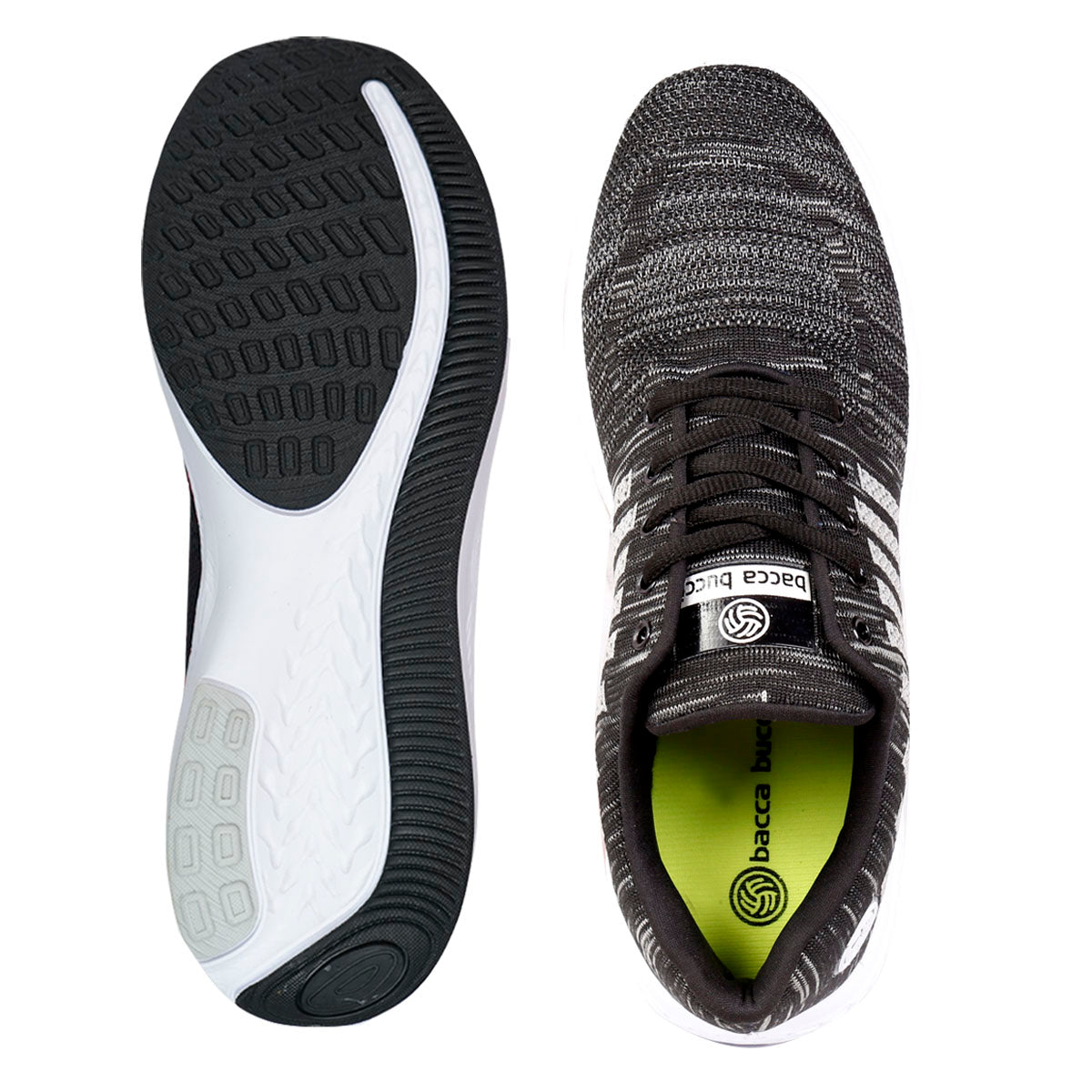 Bacca Bucci PROJECT PLUS Running Walking Training Gym Shoes Specially developed for wide and Large Foots | Only Big Sizes Available | UK-11 to 15