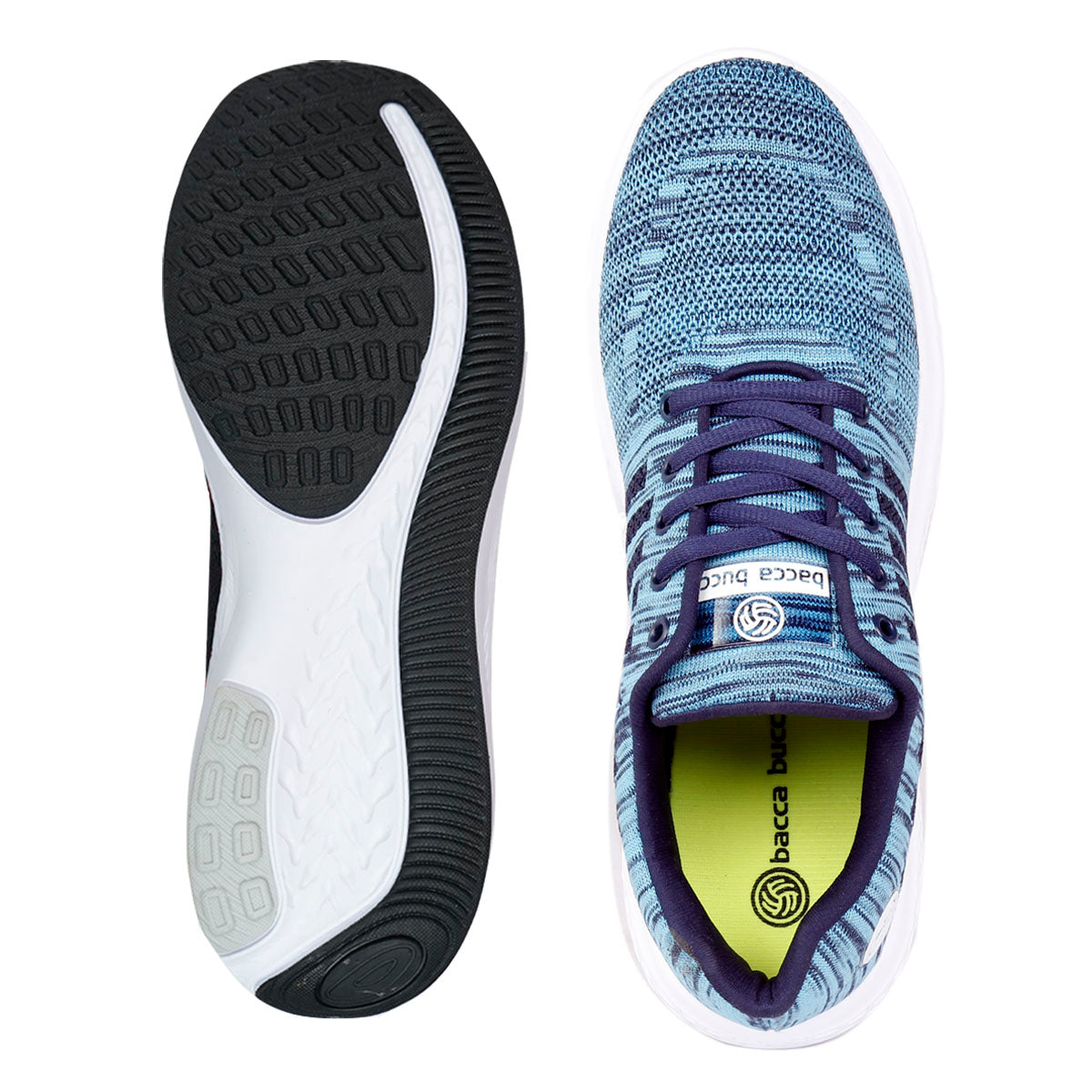 Bacca Bucci PROJECT PLUS Running Walking Training Gym Shoes Specially developed for wide and Large Foots | Only Big Sizes Available | UK-11 to 15