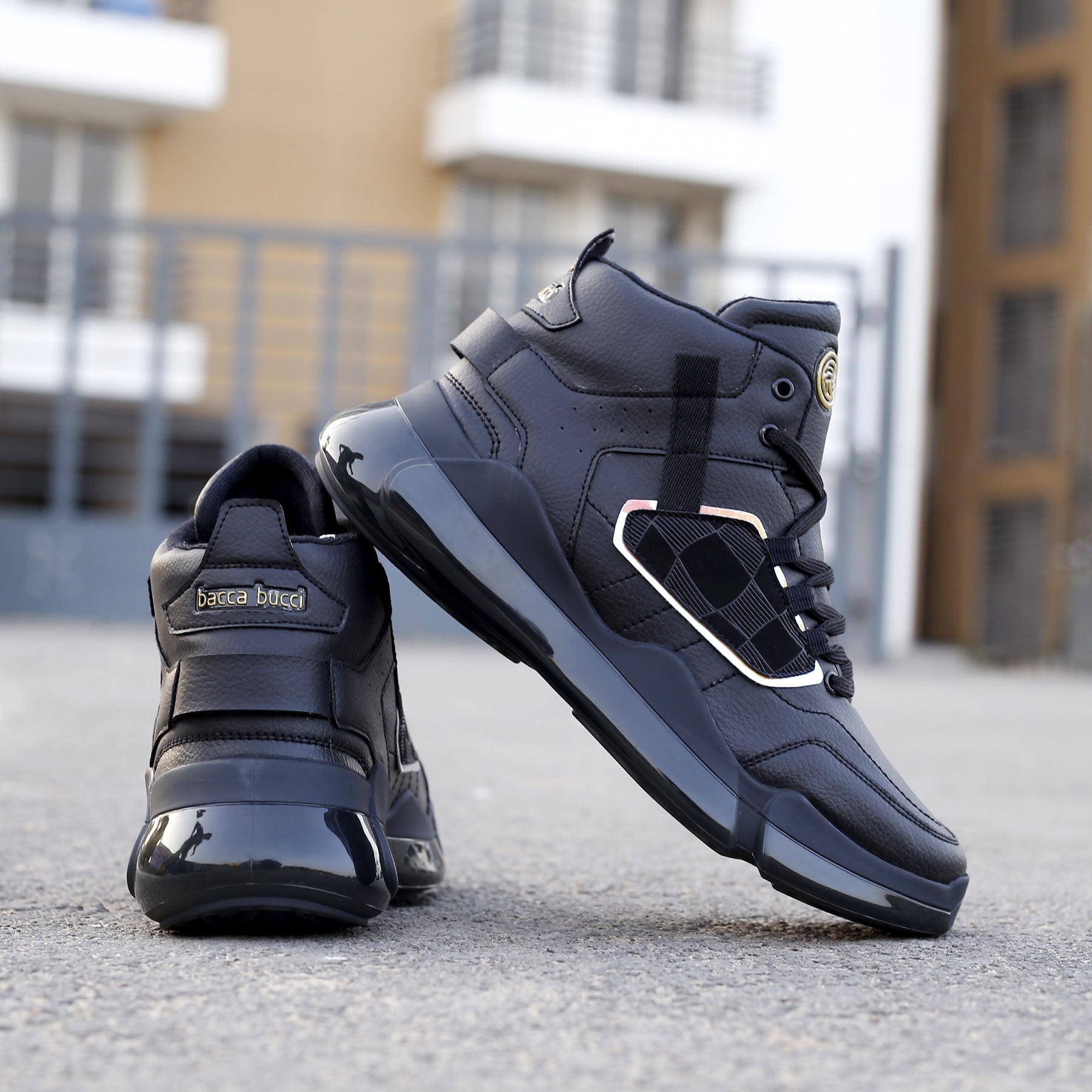 high top sneakers, black sneakers for men, elevated sneakers for men