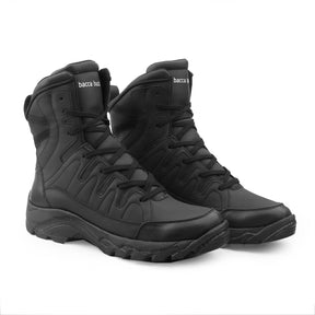 Bacca Bucci FLAME 7-Eye Moto Inspired Mild Water Proof Snow Boots