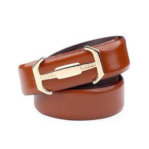 Bacca Bucci Genuine Leather Formal Dress Belts with a Stylish Finish and Nickel-Free Buckle