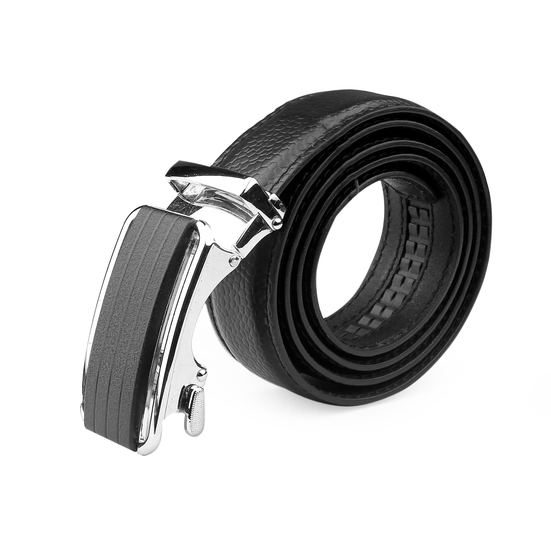 Bacca Bucci Premium Leather Formal Dress Belts with a Stylish Finish and a Auto Lock Nickel-Free Buckle