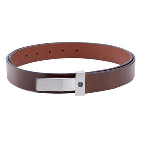 Bacca Bucci Premium Leather Formal Dress Belts with a Stylish Finish & a Nickel-Free Buckle
