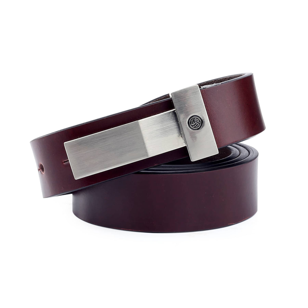 Bacca Bucci Genuine Leather Formal Dress Belts with a Stylish Finish & a Nickel-Free Buckle