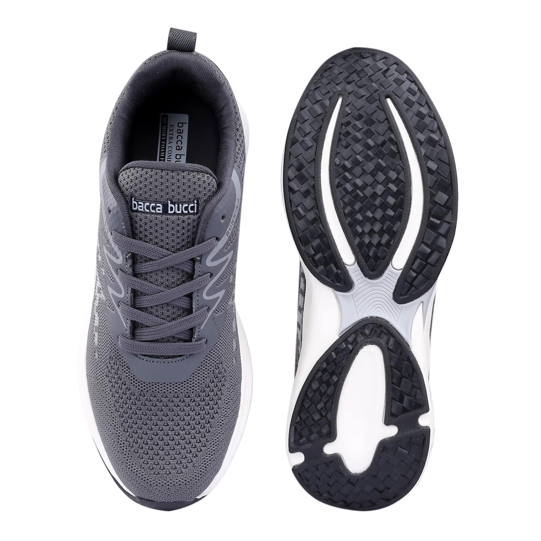 Bacca Bucci MARATHON Everyday Running/Training Shoe with High Abrasion Rubber Outsole with Molded EVA Sockliner