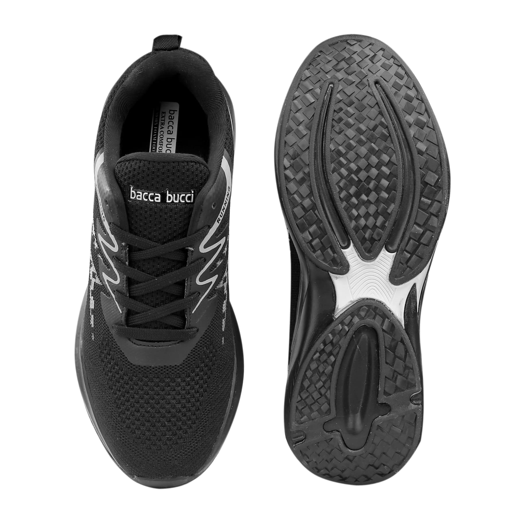 Bacca Bucci MARATHON Everyday Running/Training Shoe with High Abrasion Rubber Outsole with Molded EVA Sockliner