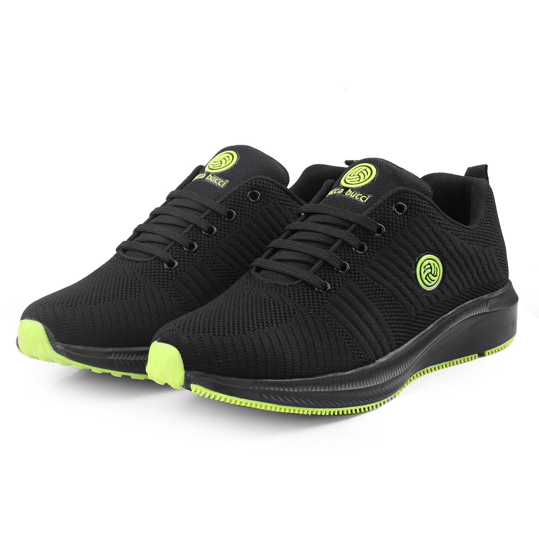 Bacca Bucci PROTON Plus Size Sports Shoes with Shock Absorption Lining & Whole-Woven Upper