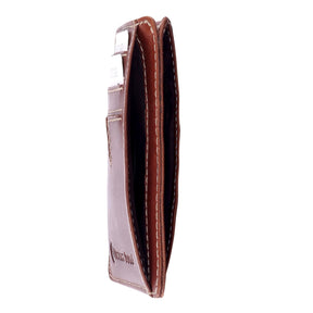 Bacca Bucci Genuine Leather Unisex Credit-Card Holder Wallet | Gift Card Display Case | Minimalist Light Thin Card Storage Case with RFID Blocking