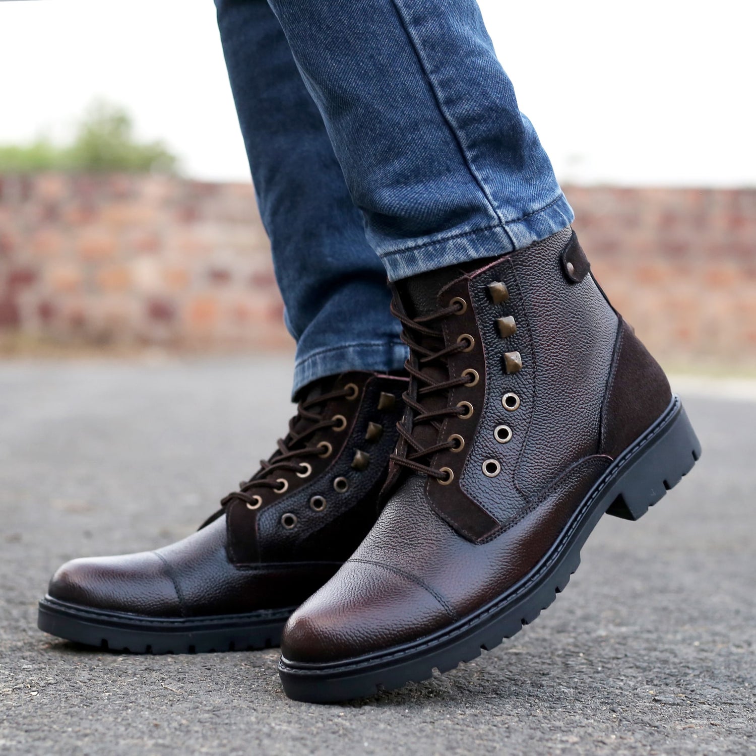 Biking Boots | Bacca Bucci Dragon | Waterproof Leather Trekking and ...