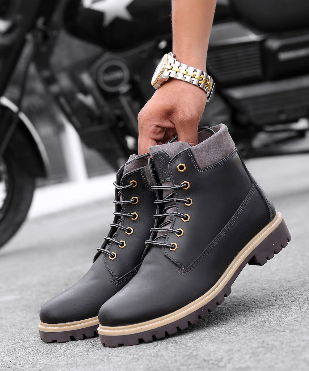 Leather Boots | Bacca Bucci Bullet | Splash Proof Leather Backpacking Boots