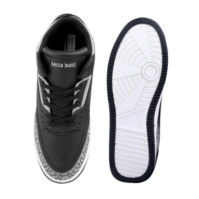 Bacca Bucci VORTEX Mid-top Flat Sole Street Fashion Men's Sneakers Lightweighted Rubber Outsole