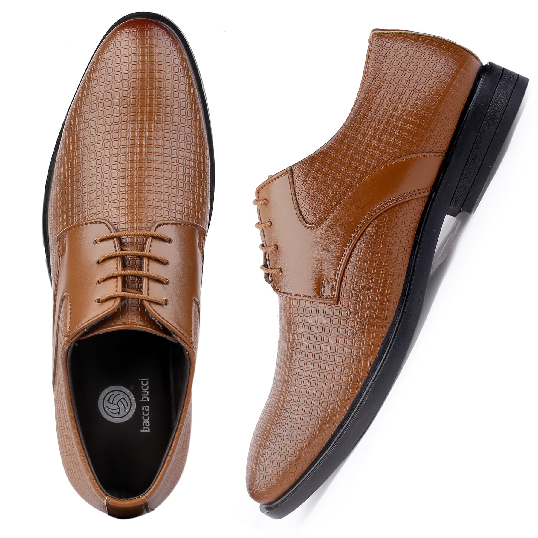 Bacca Bucci OSLO Formal Shoes with Superior Comfort |  All Day Wear Office Or Party Lace-up Shoes