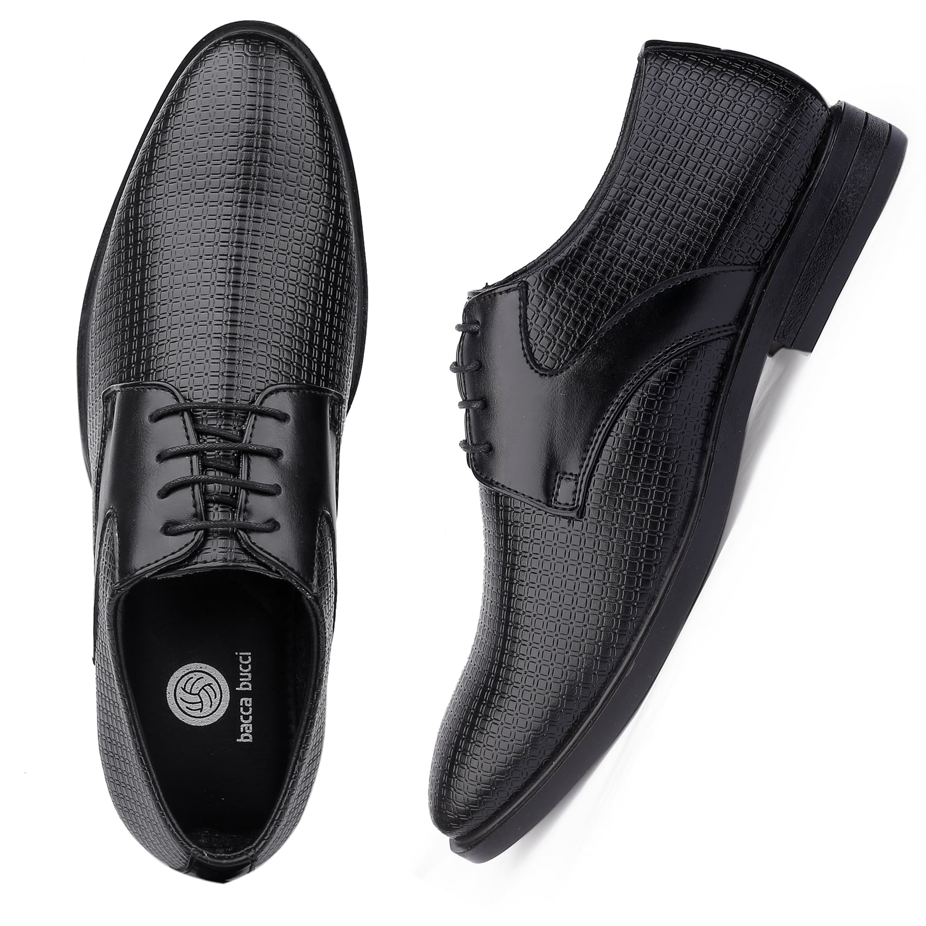 Bacca Bucci OSLO Formal Shoes with Superior Comfort |  All Day Wear Office Or Party Lace-up Shoes
