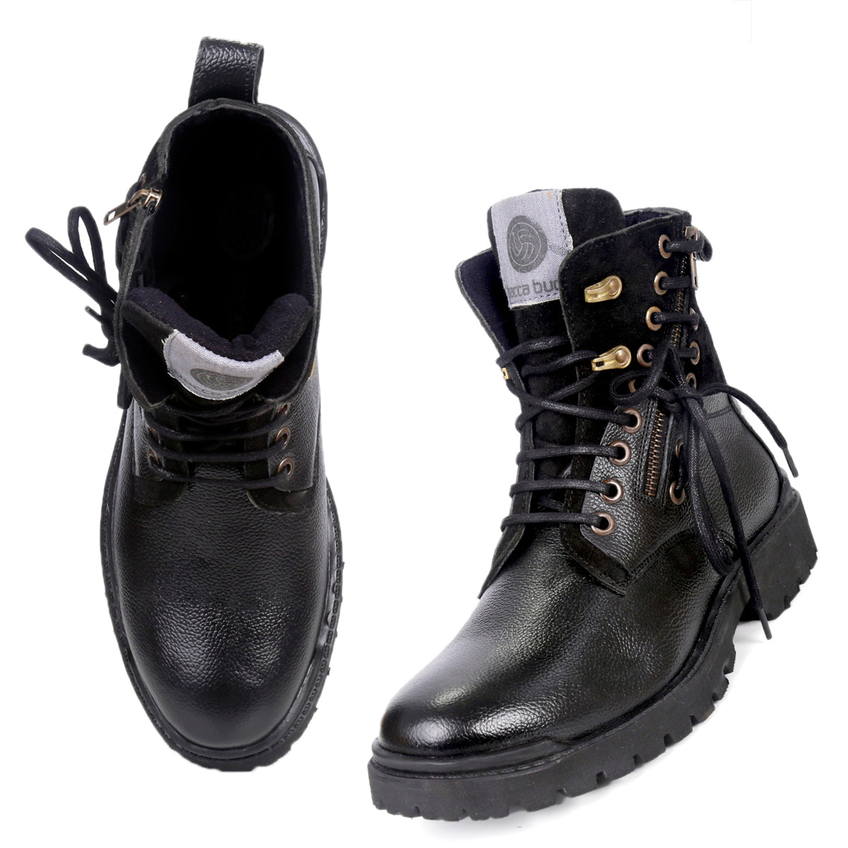 leather boots for men, mens leather combat boots, combat boots, black boots