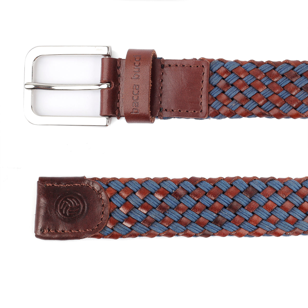 leather belt braided branded in india