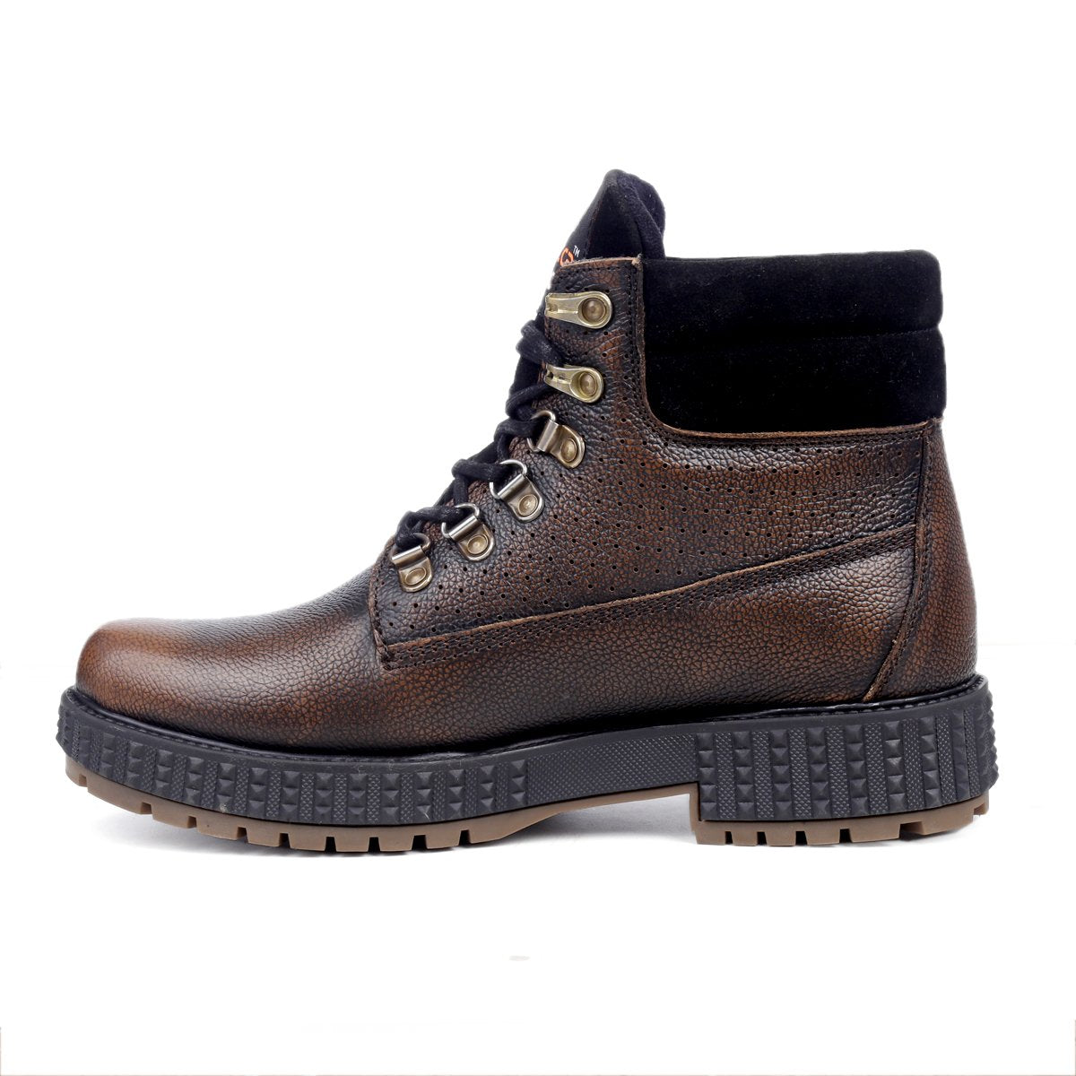 leather boots, leather boots for men, brown leather boots, brown lace up boots 