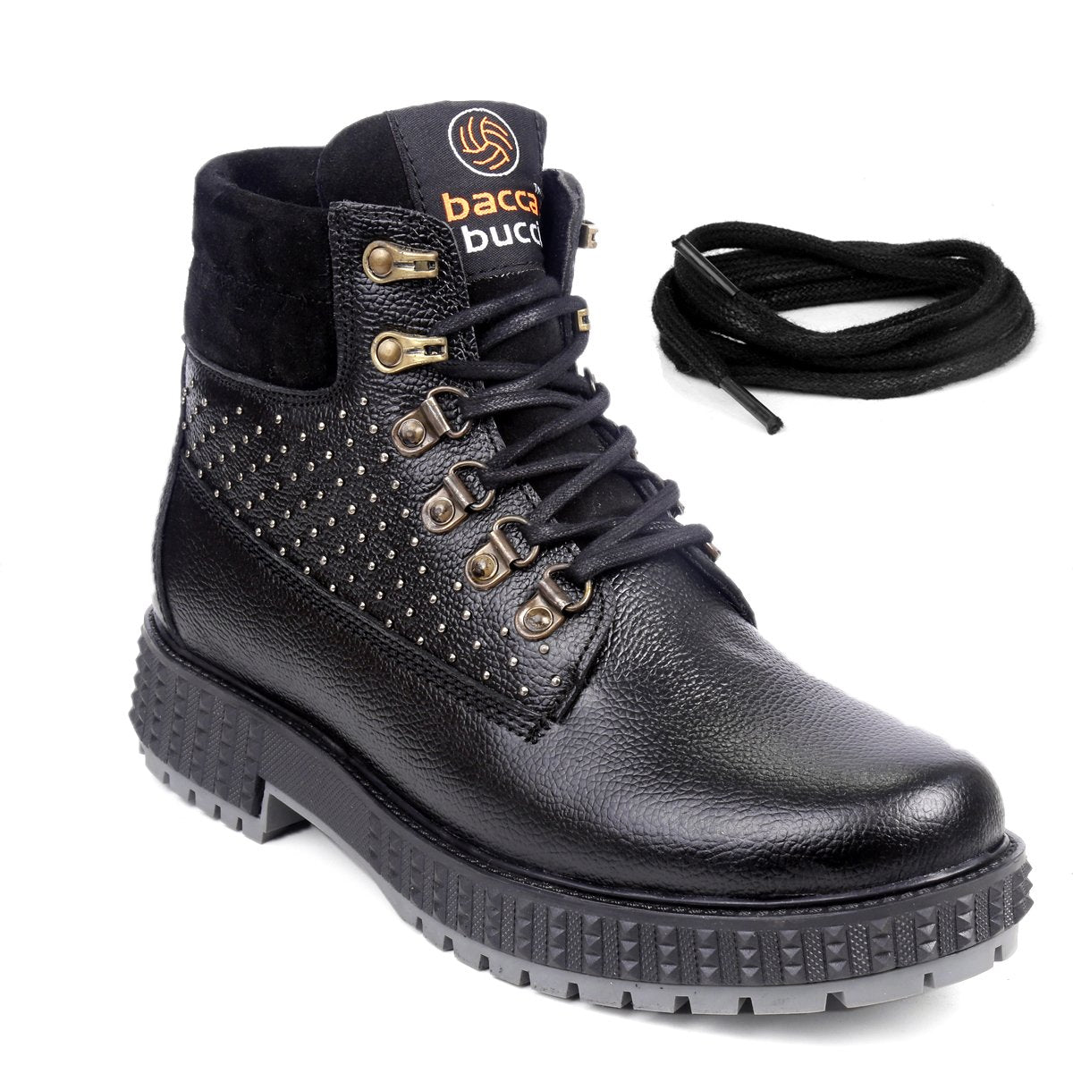 water resistant boots, leather boots for men, full grain leather boots, metal boots for men