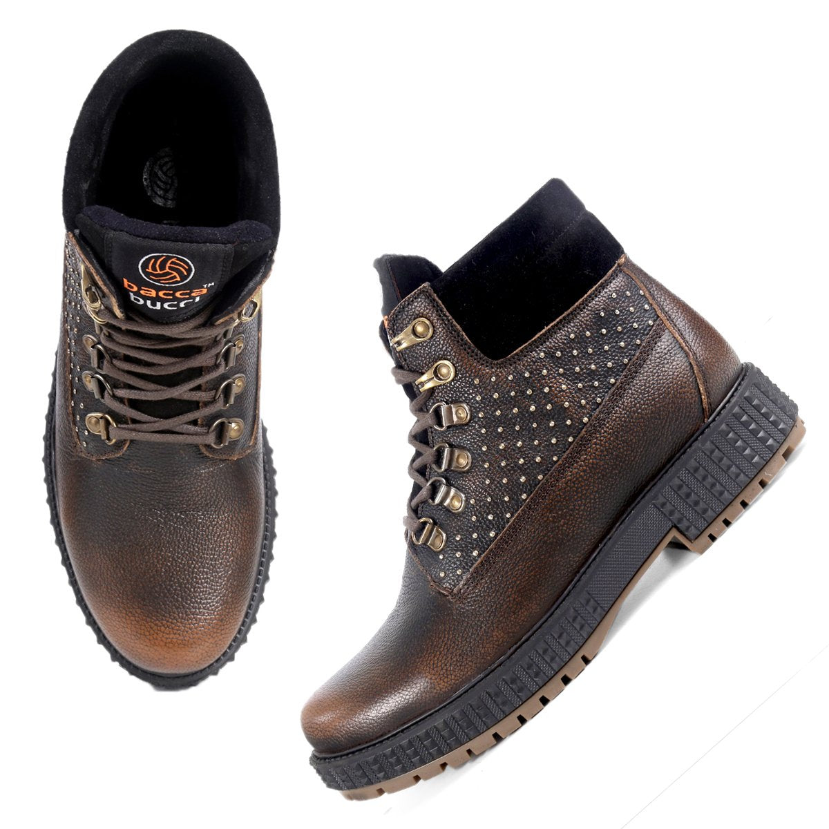 water resistant boots, leather boots for men, full grain leather boots, metal boots for men