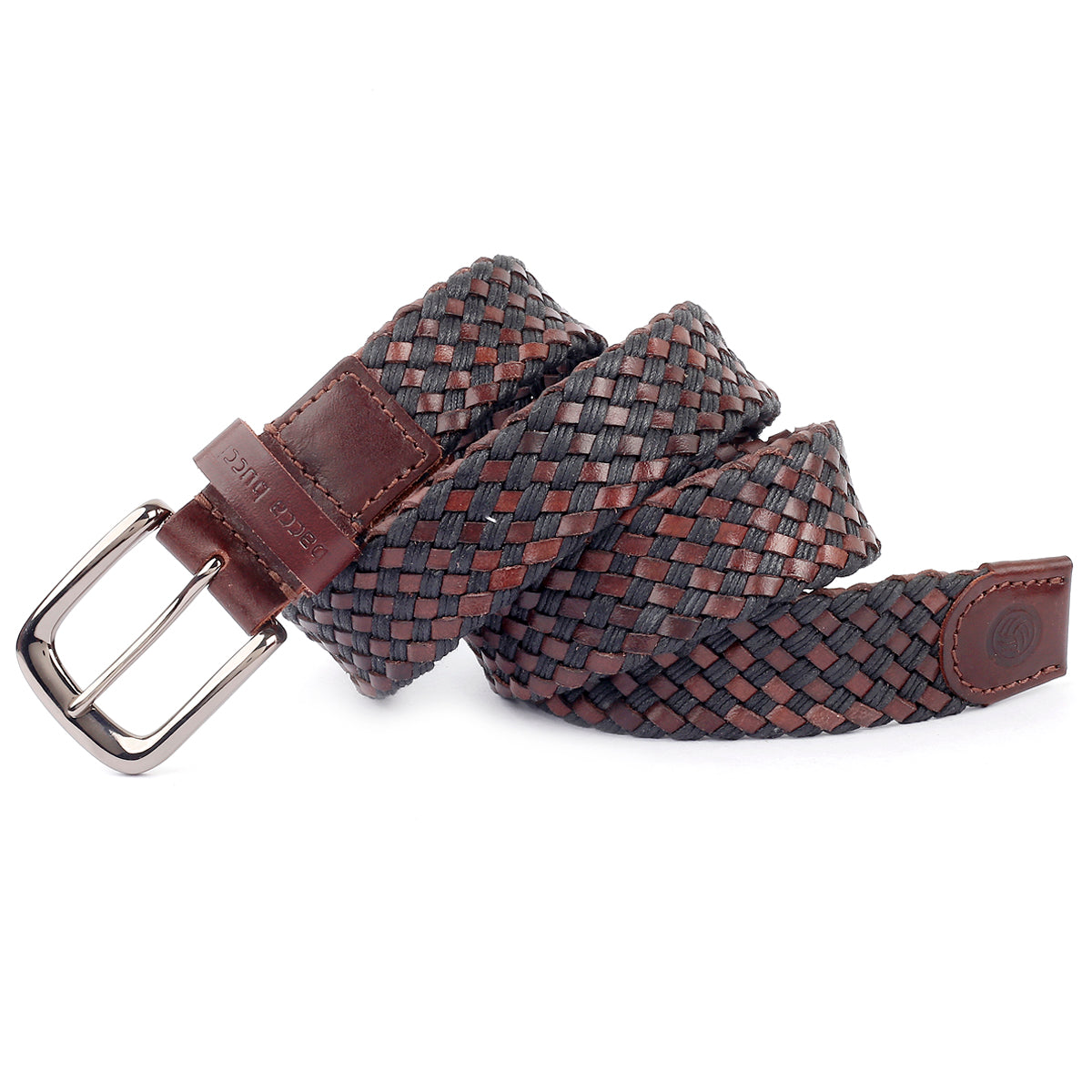 leather belt for men braided 
