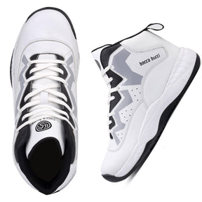 Bacca Bucci MAZE Men Fashion Hi-Top Sneakers/Street Wear with Non-Marking Rubber Outsole