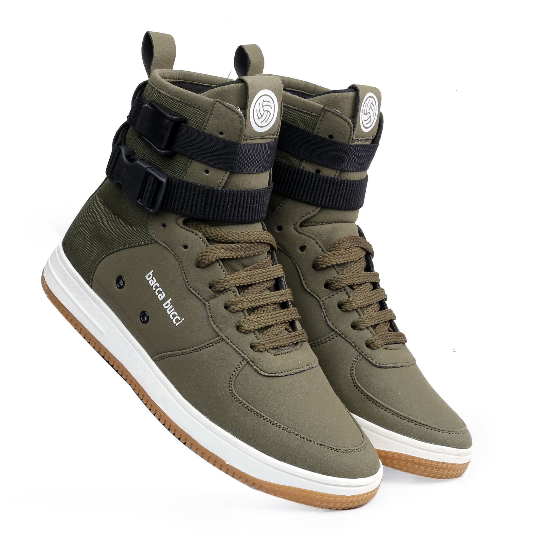 olive sneakers for men, olive casual shoes, olive fashion sneakers for men, olive hi top sneakers