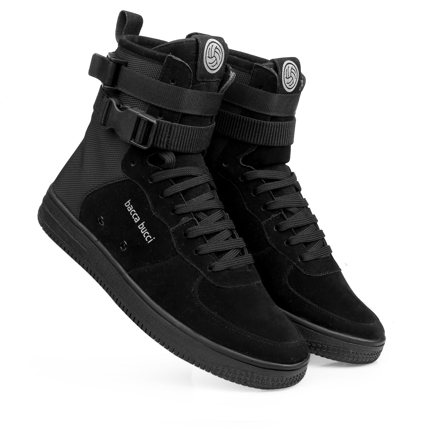 high top sneakers, sneakers for men, mens black sneakers, black hi top sneakers