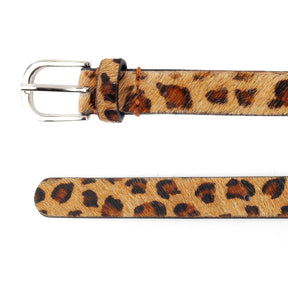 Bacca Bucci Women Leopard Print Belt for Jeans (Genuine Leather)
