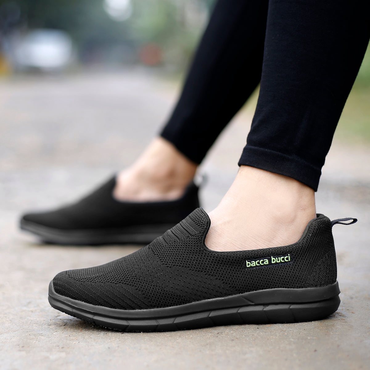 Slip-on Shoes for Men | Cub Knitted Walking Jogger | Bacca Bucci