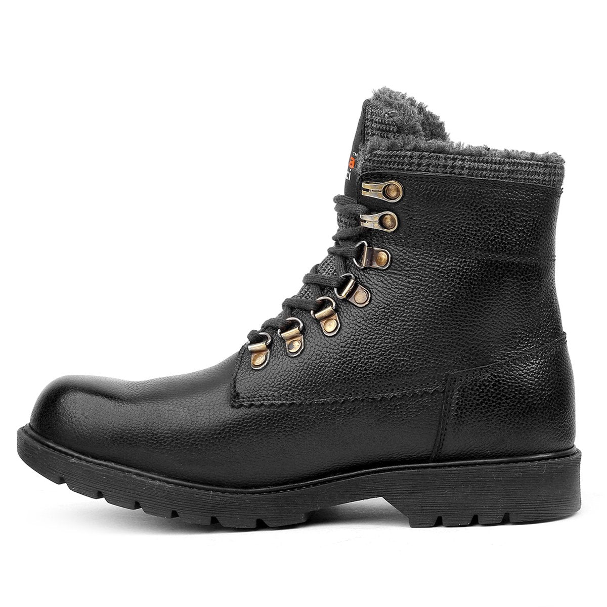 waterproof boots for men, mens snow boots, high top boots, genuine leather boots