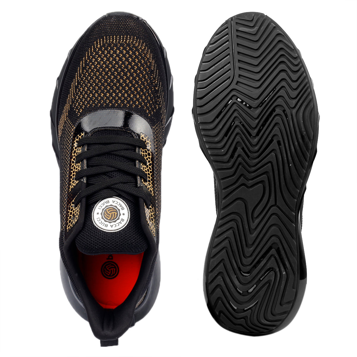 Bacca Bucci ROADRUNNER Running Shoes for Tuff Surface Run with Natural Rubber & EVA out-sole - Bacca Bucci