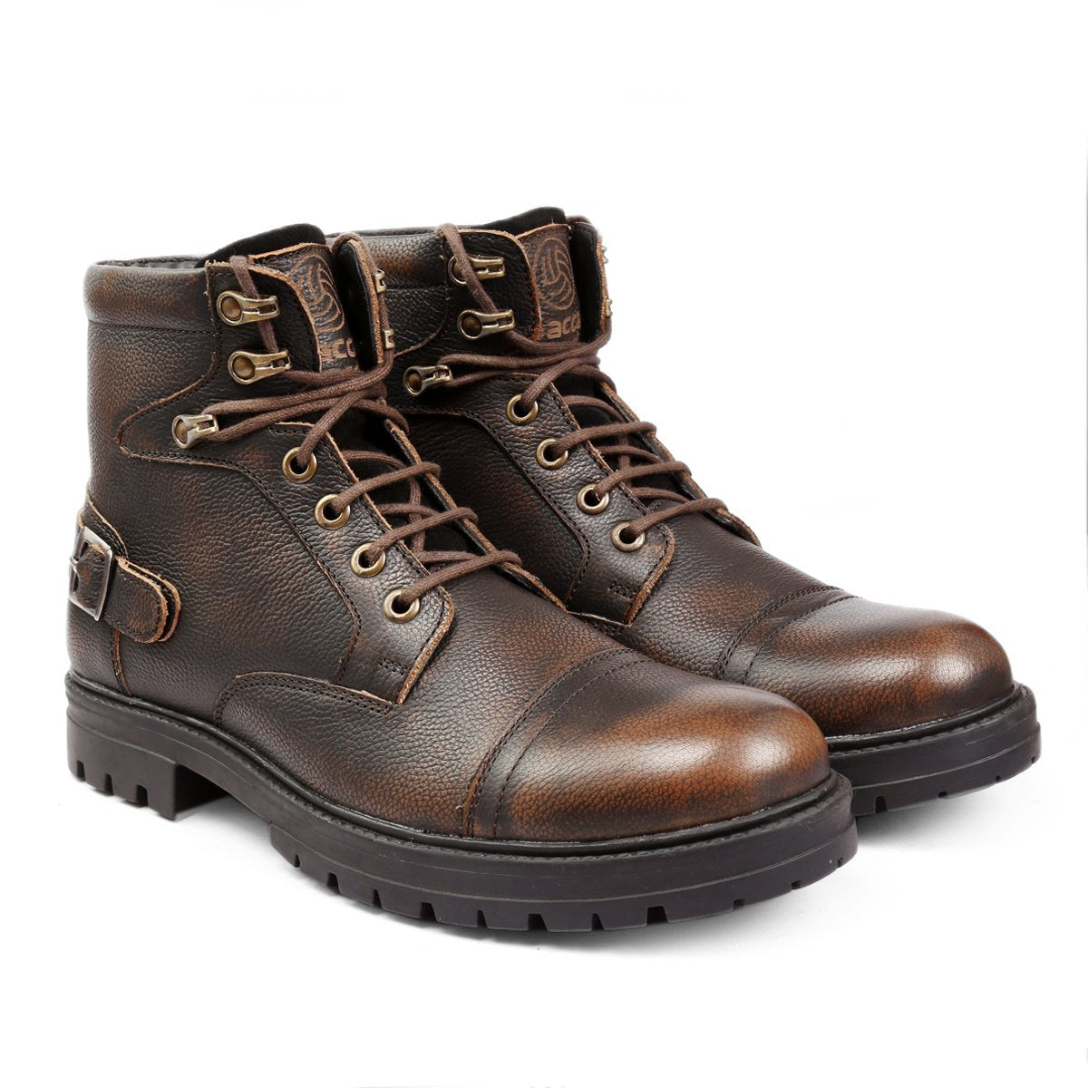 Motorcycle Boots for Men | Water Resistant Chukka Boots | Bacca Bucci