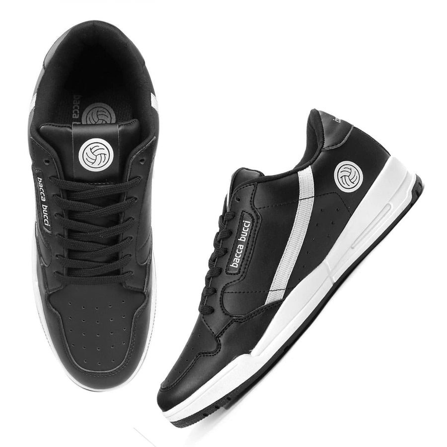 Black Sneakers For Men | Bacca Bucci Continental | Men's Fashion ...