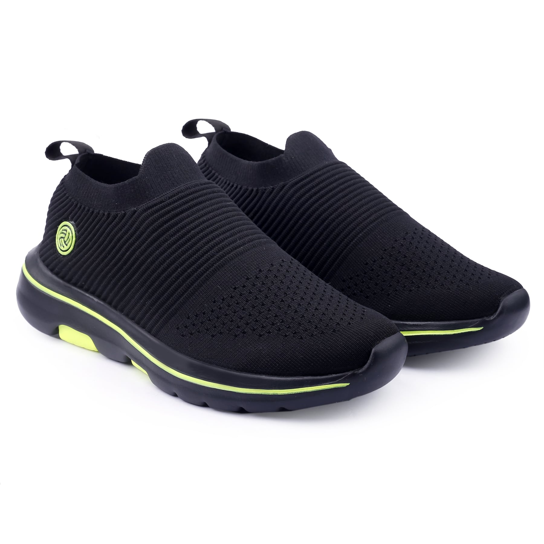 Bacca Bucci Men's PULSE Walking Slip-ons Shoes With Max-Cushioned Padded Insoles & Breathable Upper | Featherlite Technology