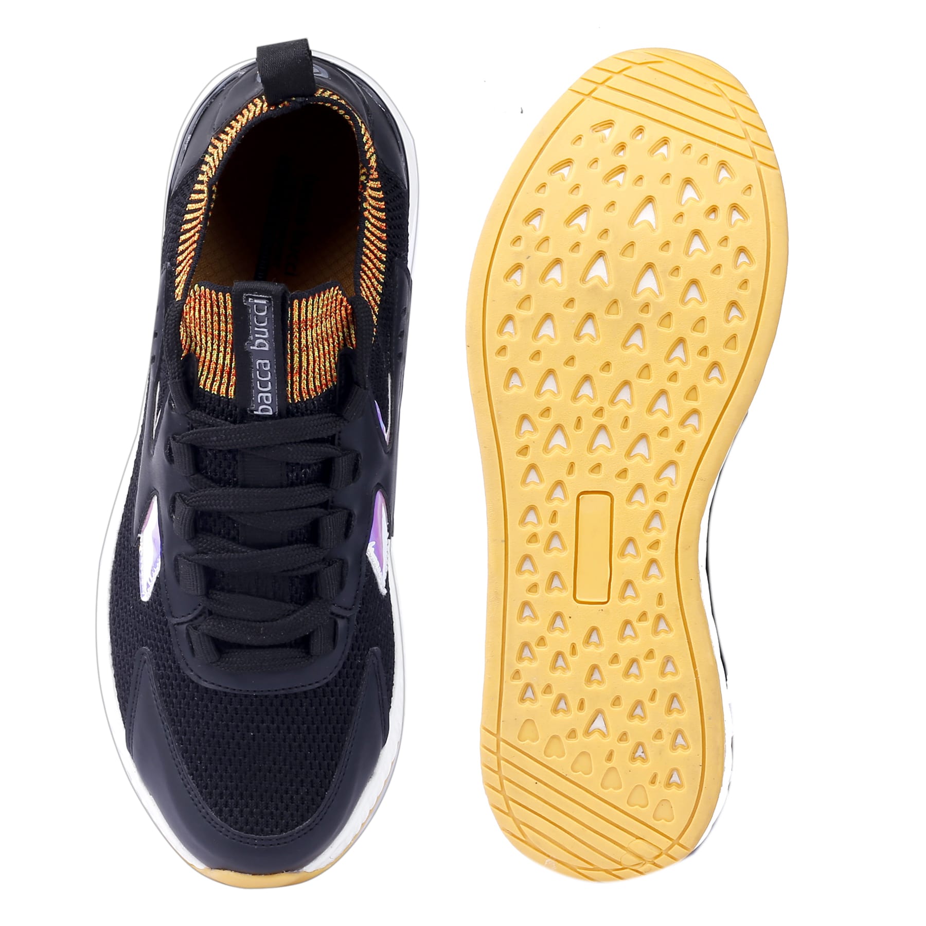 Bacca Bucci Men's Distinct Mid-Top Urban Streetwear Socks Sneaker Shoe