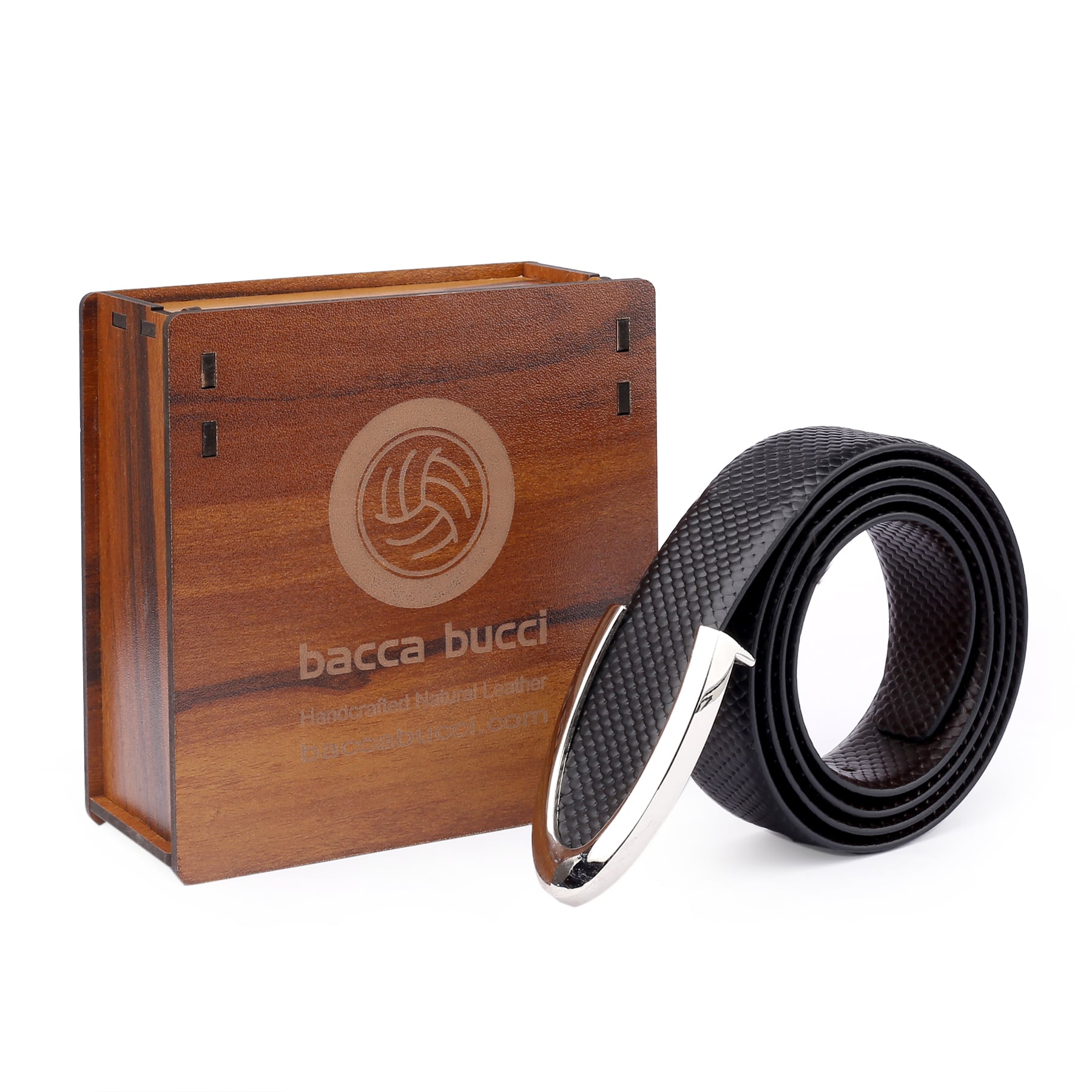 Bacca Bucci Men Leather Dress & Formal Belts | Premium Quality | Classic & Fashion Design for Work Business & Casual