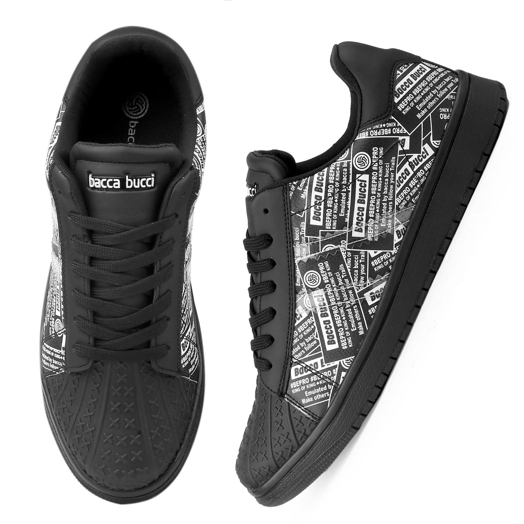 Bacca Bucci RAVEN Low-Top Sneakers/Casual Shoes with Memory Cushion Footbed