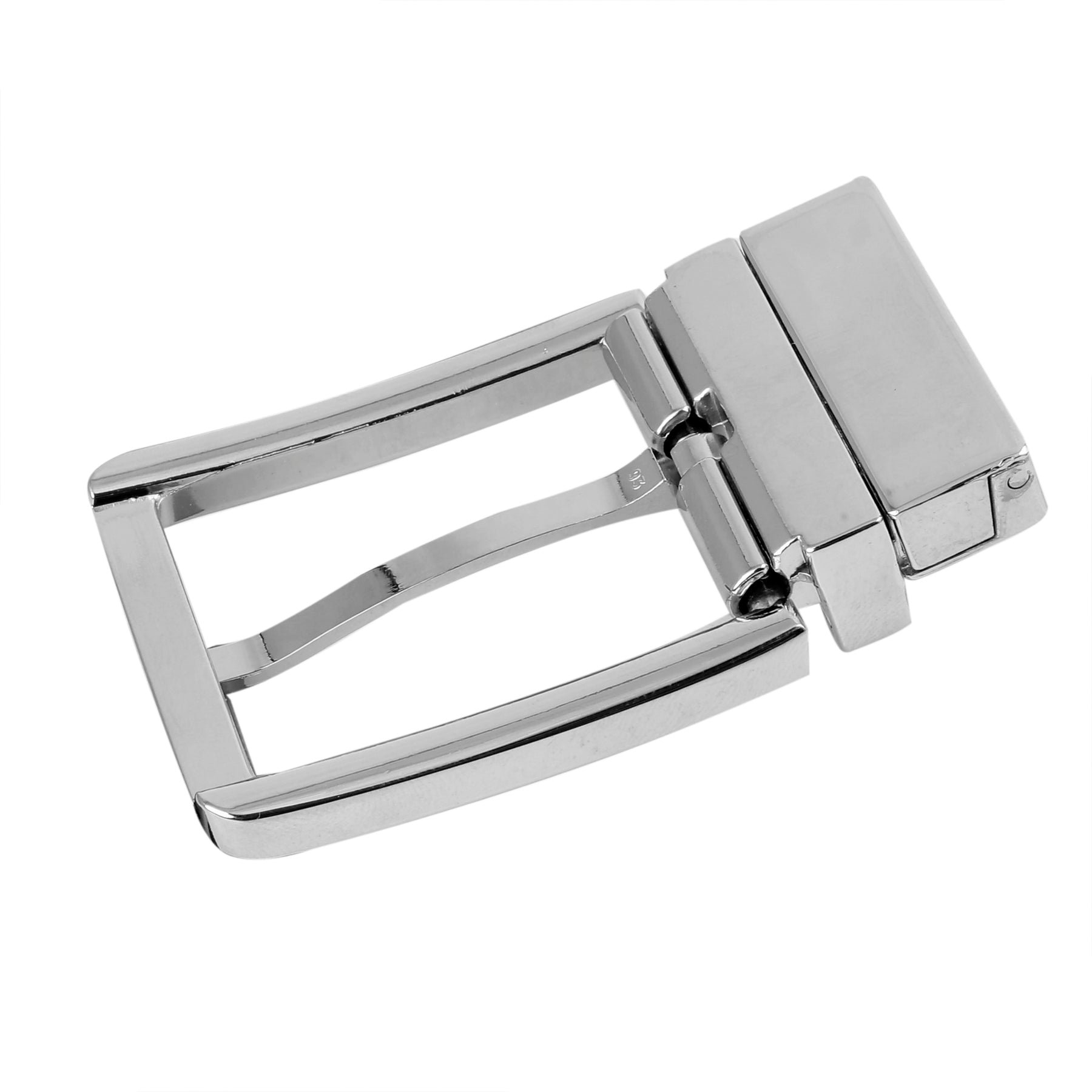 Bacca Bucci Men's 35 MM Nickle-Free Reversible Clamp Belt Buckle