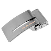 Bacca Bucci 35  MM  Nickle  Free Reversible-Clamp Belt  Buckle with Branding (Buckle only)
