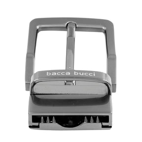 Bacca Bucci 35MM Nickle Free Reversible-Clamp Belt Buckle with Branding (Buckle only)