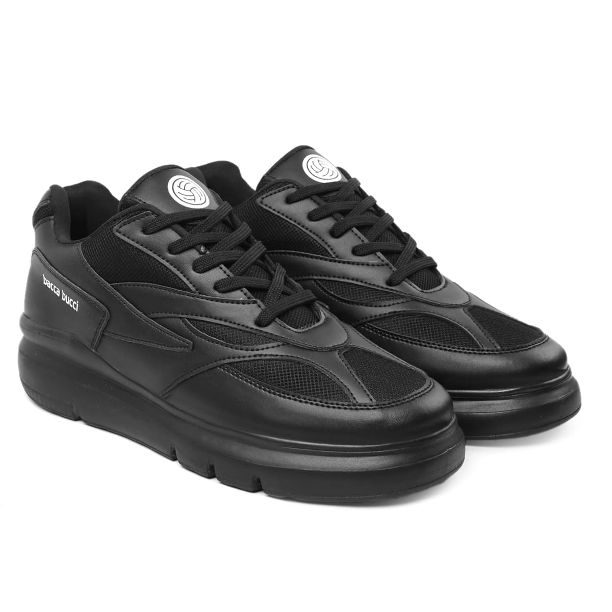 black sneakers for men