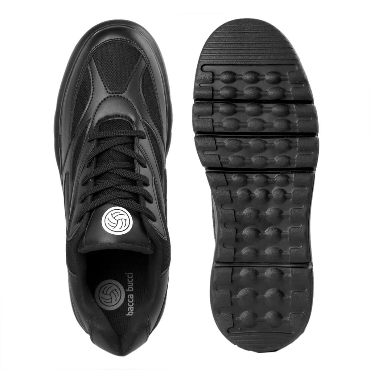 black sneakers for men