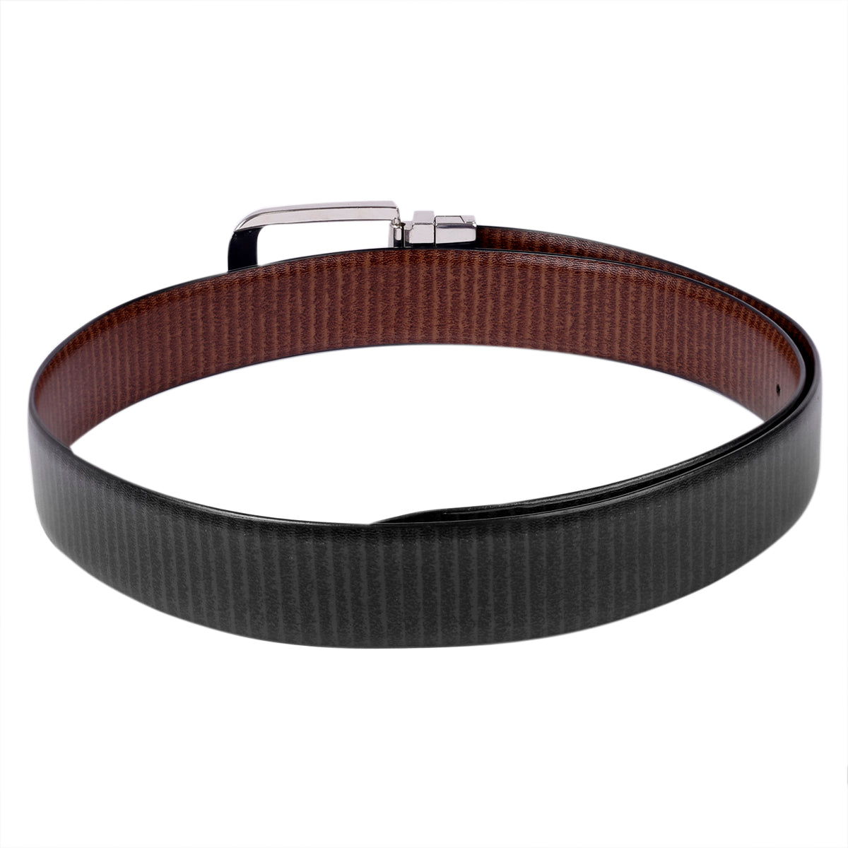 Bacca Bucci Reversible Classic Dress belt with Italian smooth Genuine leather Black & Brown - Bacca Bucci