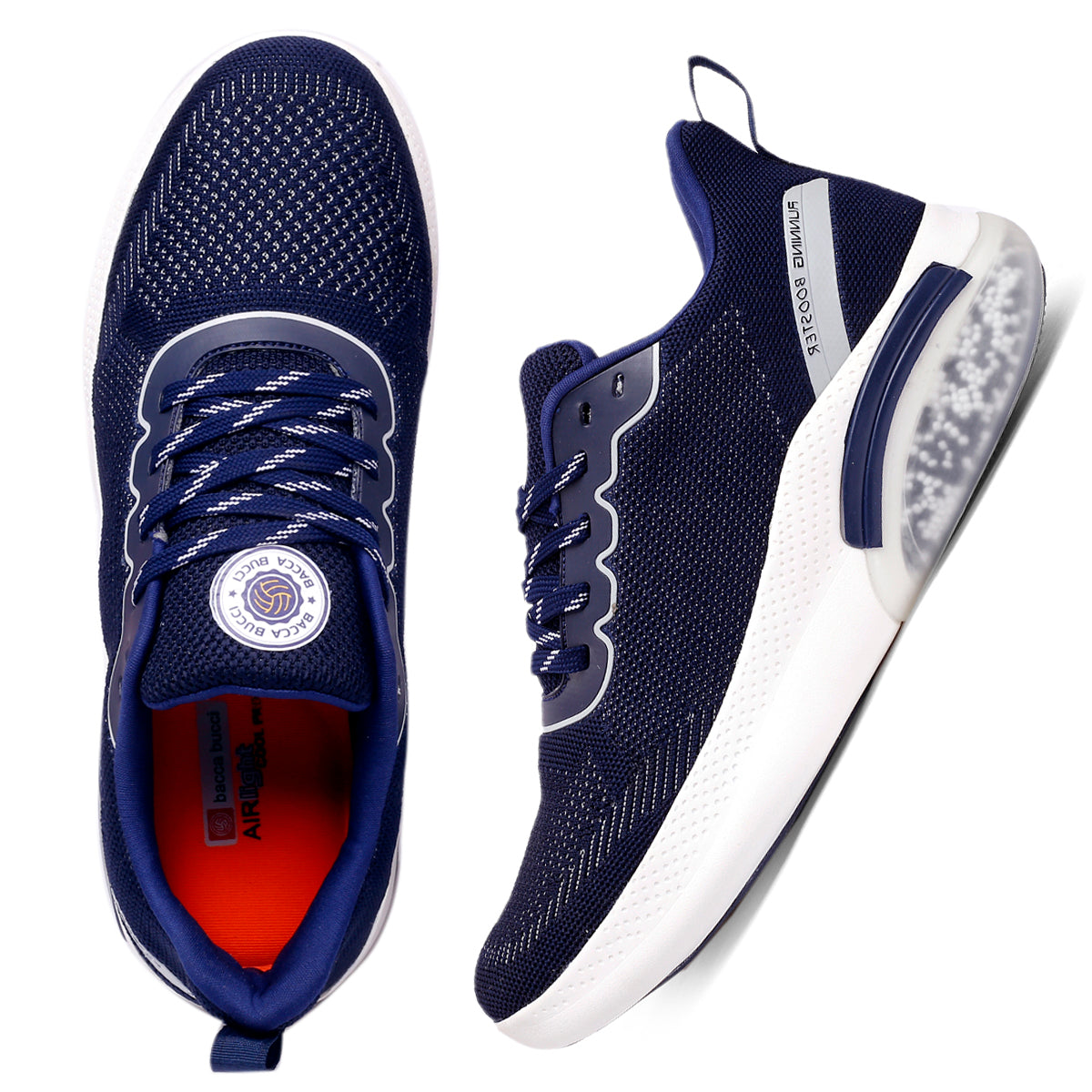 Bacca Bucci VIGOUR Comfortable Running Shoes with Adaptive Smart Cushioning 5 in 1 uni-Moulding Technology - Bacca Bucci