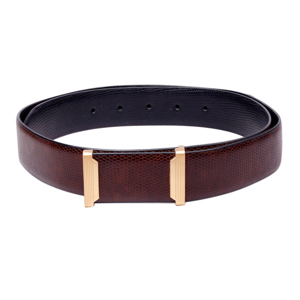 Bacca Bucci Manual Reversible Genuine Leather Classic Dress belt black & brown