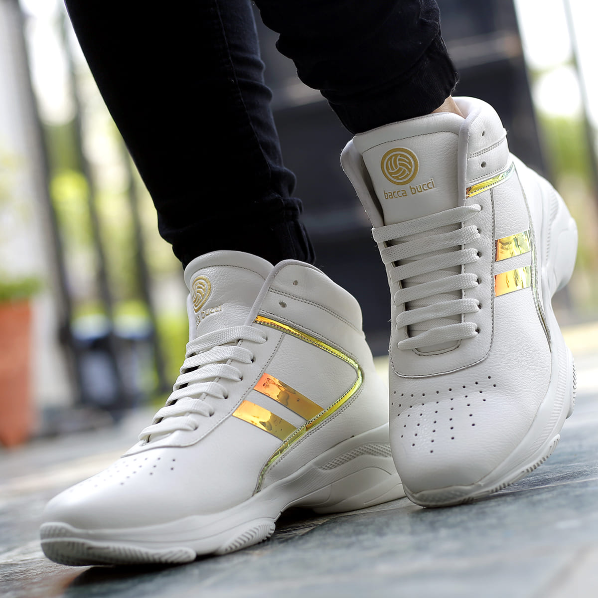 Bacca Bucci IGNITE High Top Street Fashion Sneakers/Casuals-for Streets/Travel/Parties and Fun